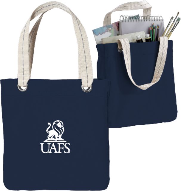 Arkansas Fort Smith Allie Canvas Tote Institutional Mark - ONLINE ONLY
