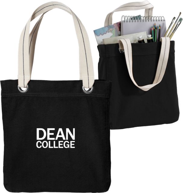 Dean College Allie Canvas Tote Primary Mark - ONLINE ONLY