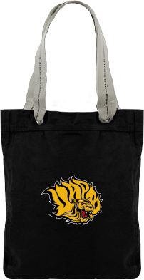 Arkansas Pine Bluff Allie Canvas Tote Golden Lion Head - ONLINE ONLY