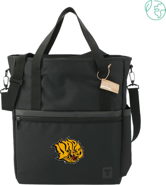 Arkansas Pine Bluff Tranzip Recycled Computer Tote Golden Lion Head - ONLINE ONLY