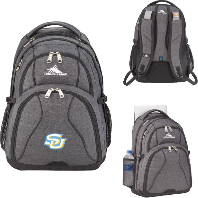 Southern University High Sierra Swerve Compu Backpack Interlocking SU - Primary Athletics Mark - ONLINE ONLY