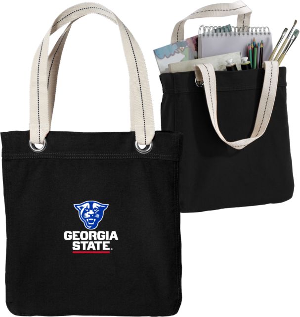 Georgia State Allie Canvas Tote Primary Logo - ONLINE ONLY