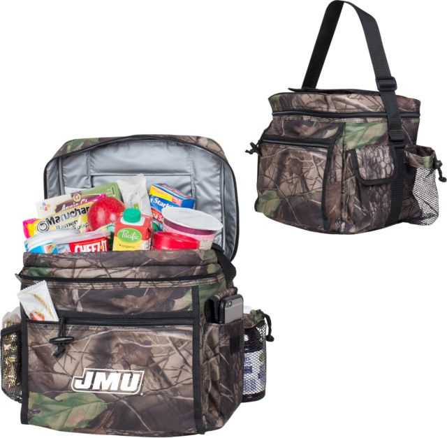 James Madison Big Buck Camo Sport Cooler Primary Logo - ONLINE ONLY