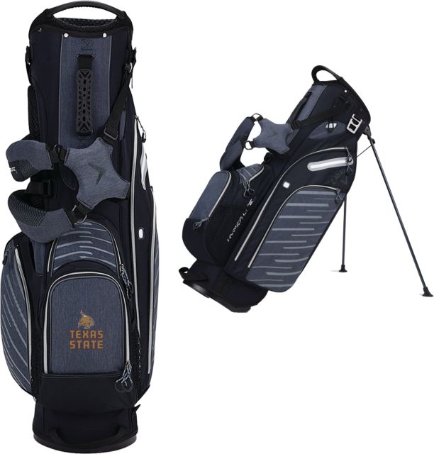 Texas State Callaway Hyper Lite 3 Stand Bag Texas State Logo Stacked - ONLINE ONLY