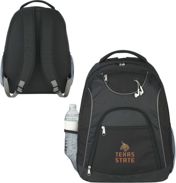 Texas State The Ultimate Computer Backpack Texas State Logo Stacked - ONLINE ONLY
