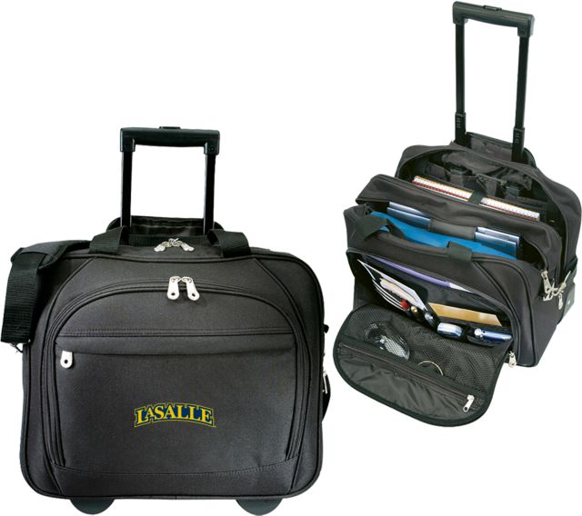 La Salle Embassy Plus Rolling Compu Brief Wordmark - ONLINE ONLY