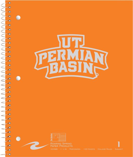 The University of Texas Permian Basin 1 Subject Notebook