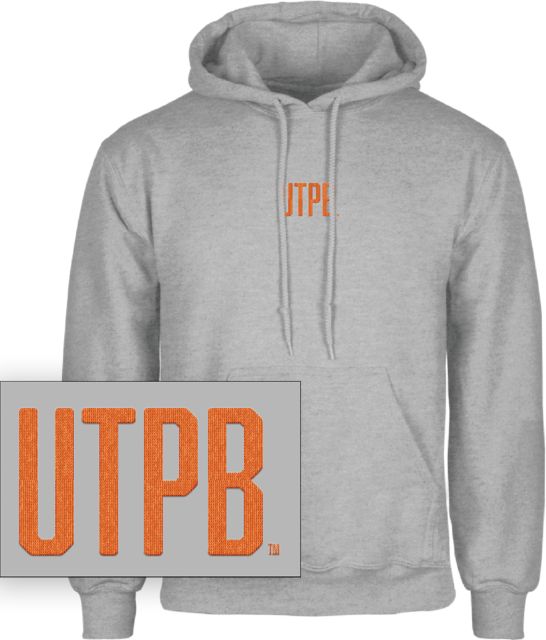 UT Permian Basin Fleece Hoodie Falcons- Block Chainstitch - ONLINE ONLY