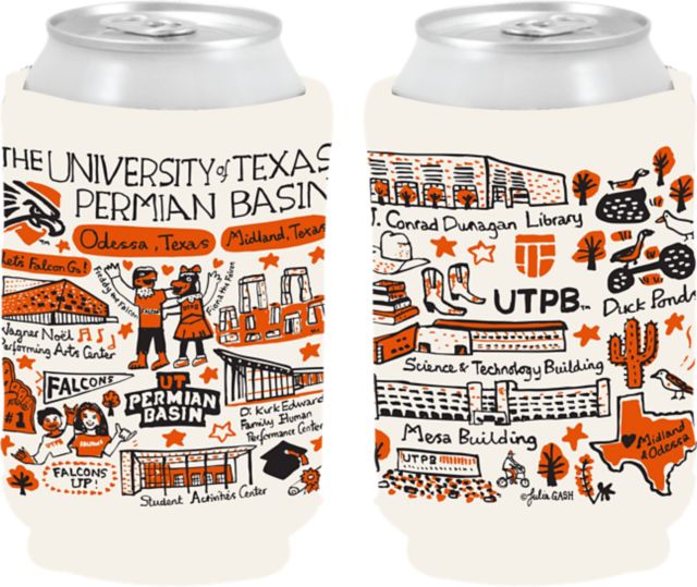 University of Texas Permian Basin Julia Gash Can Coozie