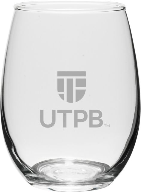 University of Texas Permian Basin 15 oz. Wine Glass