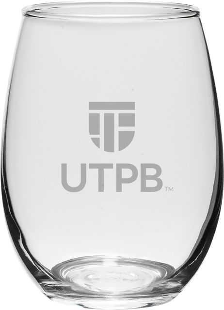 University of Texas Permian Basin 21 oz. Wine Glass