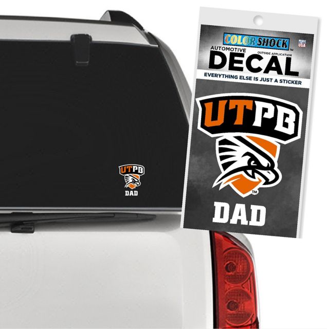 University of Texas Permian Basin Falcons Dad Decal