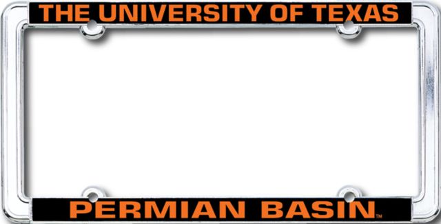University of Texas Permian Basin Thin Dome License Plate Frame