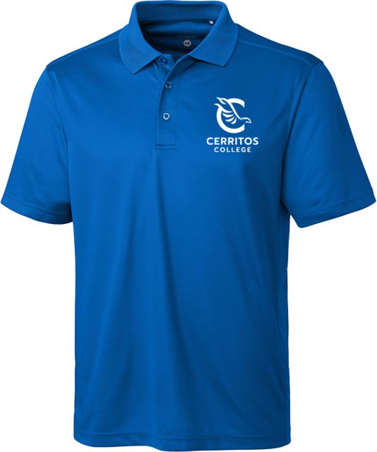Cerritos College Clique Ice Pique Polo Cerritos College Stacked Wordmark
