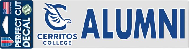 Cerritos College Alumni 3'' x 10'' Perfect Cut Decal