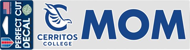 Cerritos College 3'' x 10'' Mom Decal