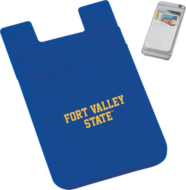 Fort Valley State University Silicone Card Wallet