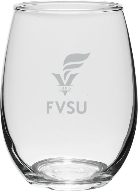 Fort Valley State University 21 oz. Wine Glass