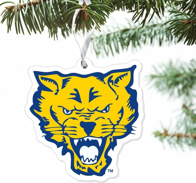 Fort Valley State University Wildcats 3 x 4 Ornament