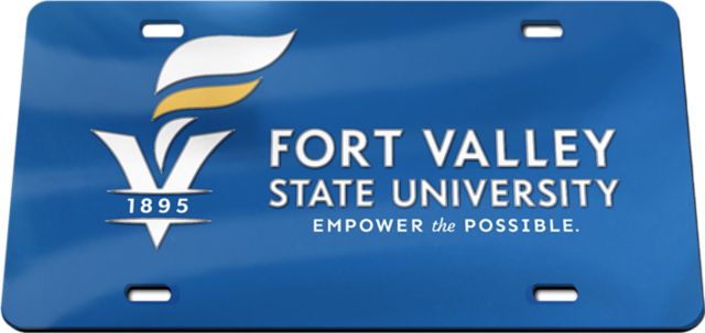 Fort Valley State University License Plate