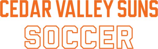Cedar Valley Suns  Medium Decal Soccer - ONLINE ONLY