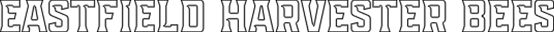 Eastfield Harvester Bees Medium Decal Flat Text - ONLINE ONLY