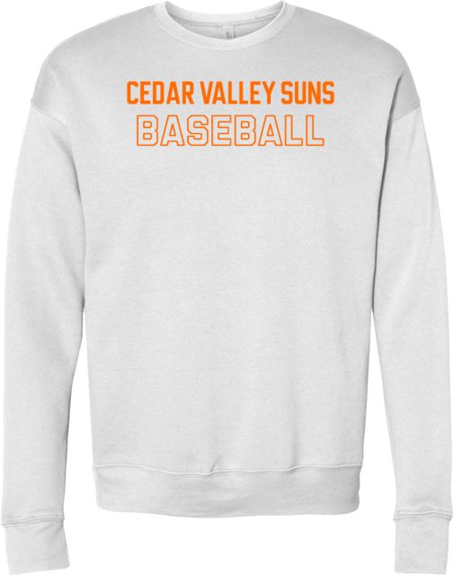 Cedar Valley Suns Bella + Canvas Fleece Crew Baseball - ONLINE ONLY