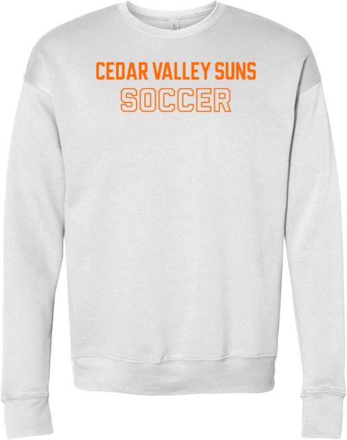 Cedar Valley Suns Bella + Canvas Fleece Crew Soccer - ONLINE ONLY