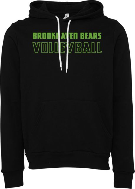 Brookhaven Bears Bella + Canvas Fleece Hood Volleyball - ONLINE ONLY