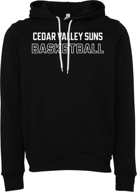 Cedar Valley Suns Bella + Canvas Fleece Hood Basketball - ONLINE ONLY
