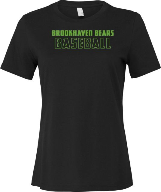 Brookhaven Bears Bella + Canvas Women's Relaxed Cotton T Shirt Baseball - ONLINE ONLY