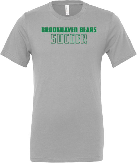 Brookhaven Bears Bella + Canvas Women's Relaxed Cotton T Shirt Soccer - ONLINE ONLY