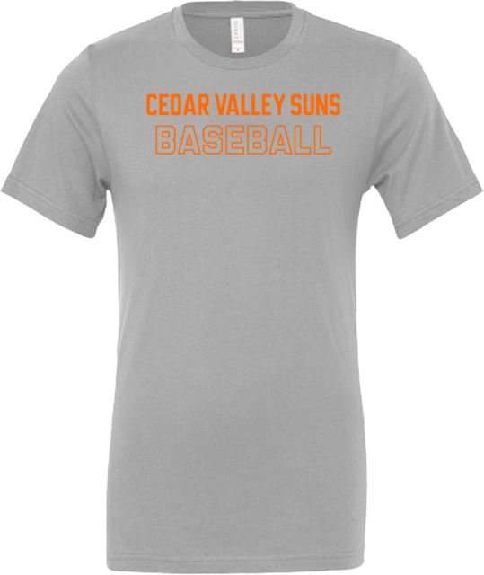 Cedar Valley Suns Bella + Canvas Women's Relaxed Cotton T Shirt Baseball - ONLINE ONLY