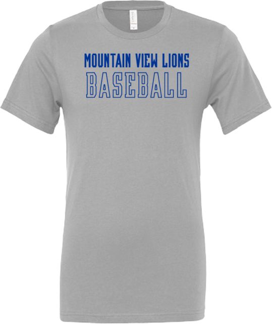 Mountain View Lions Bella + Canvas Jersey Cotton T Shirt Baseball - ONLINE ONLY