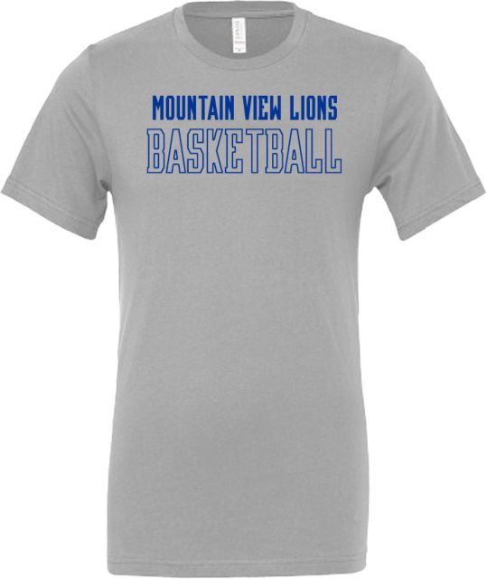 Mountain View Lions Bella + Canvas Jersey Cotton T Shirt Basketball - ONLINE ONLY