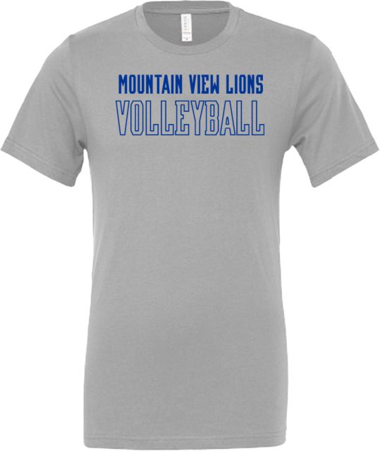 Mountain View Lions Bella + Canvas Jersey Cotton T Shirt Volleyball - ONLINE ONLY