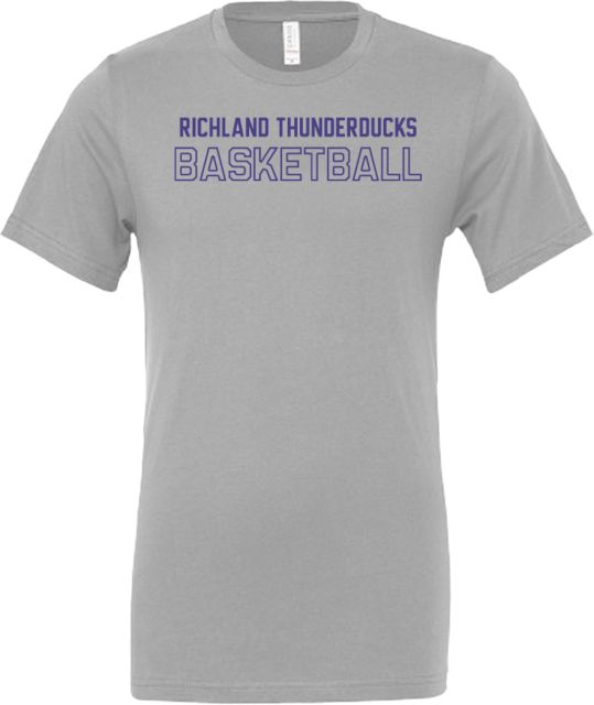 Richland Thunderducks Bella + Canvas Jersey Cotton T Shirt Basketball - ONLINE ONLY