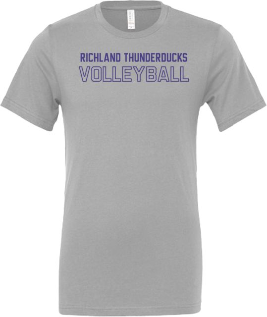 Richland Thunderducks Bella + Canvas Jersey Cotton T Shirt Volleyball - ONLINE ONLY