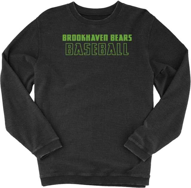 Brookhaven Bears Bella + Canvas Women's Crewneck Baseball - ONLINE ONLY