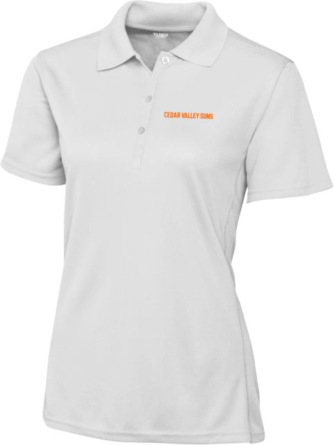 Cedar Valley Suns Women's C&B Clique Ice Pique Polo Flat Text - ONLINE ONLY