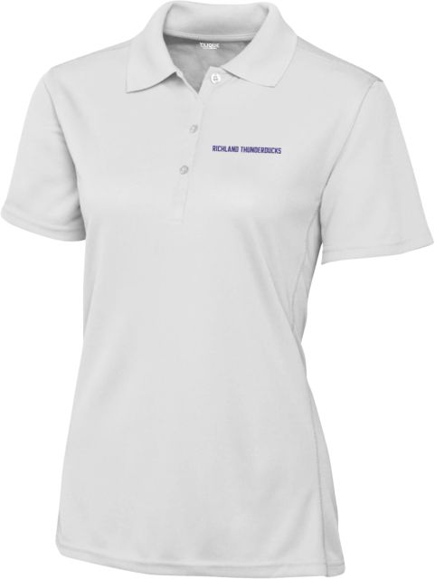 Richland Thunderducks C&B Women's Clique Ice Pique Polo Flat Text - ONLINE ONLY