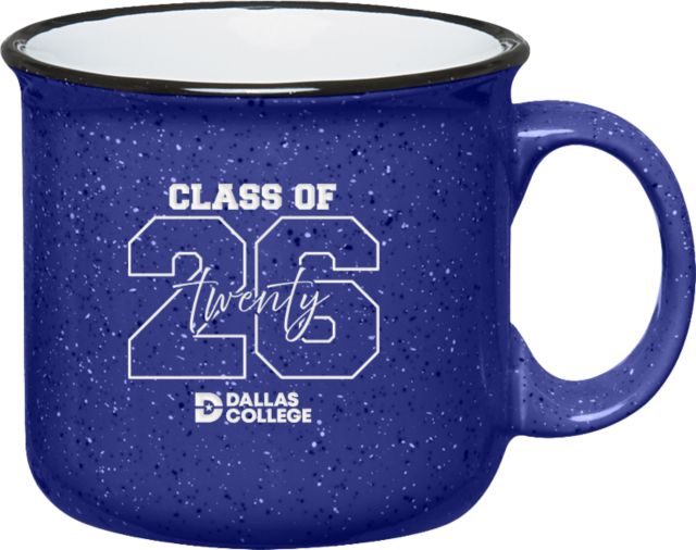 Dallas College Dallas College Campfire Mug 15 oz Class of 2026 Collegiate with Script Engraved - ONLINE ONLY