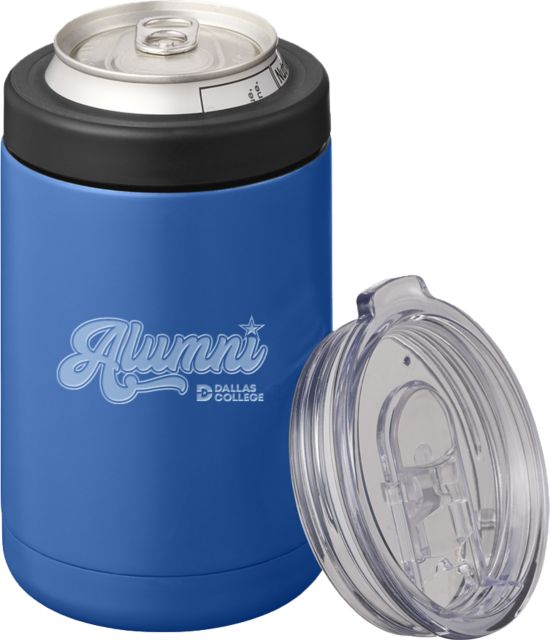 Dallas College Dallas College 2 in 1 Can Cooler Tumbler 12oz Alumni Script Engraved - ONLINE ONLY