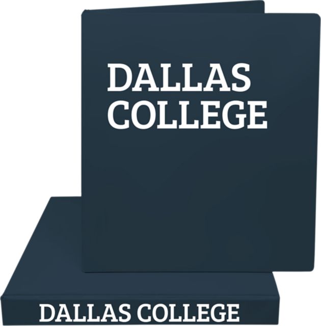Dallas College 1'' Vinyl Binder