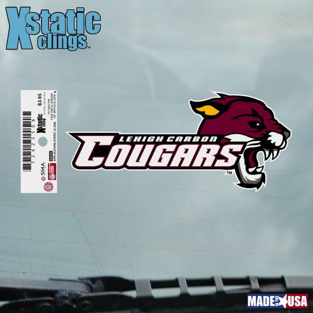Lehigh Carbon Community College Cougars Cling Decal