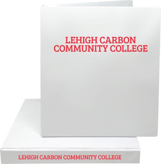 Lehigh Carbon Community College 1'' Vinyl Binder
