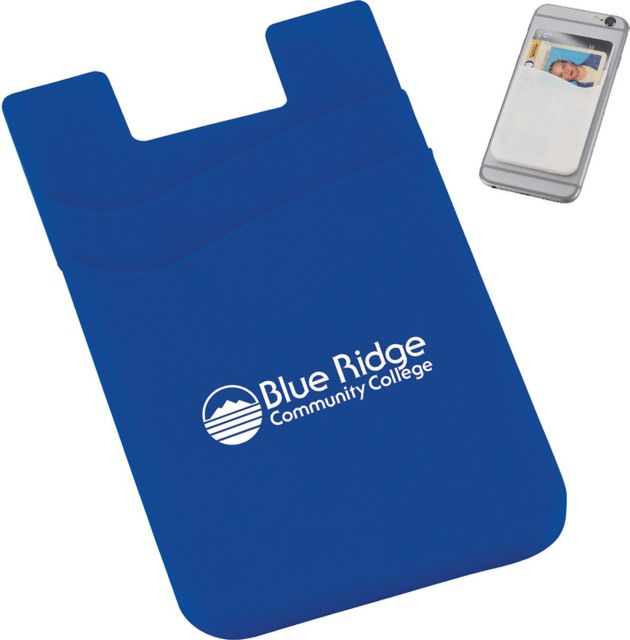 Blue Ridge Community College Silicone Card Wallet