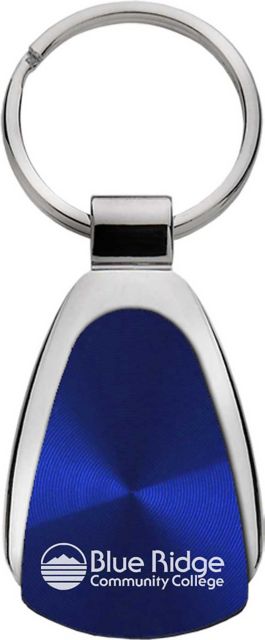 Blue Ridge Community College Teardrop Keychain