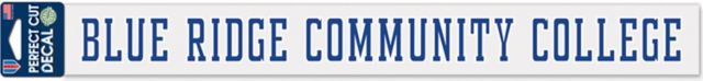 Blue Ridge Community College 2'' x 17'' Perfect Cut Decal