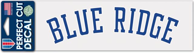 Blue Ridge Community College 3'' x 10'' Perfect Cut Decal